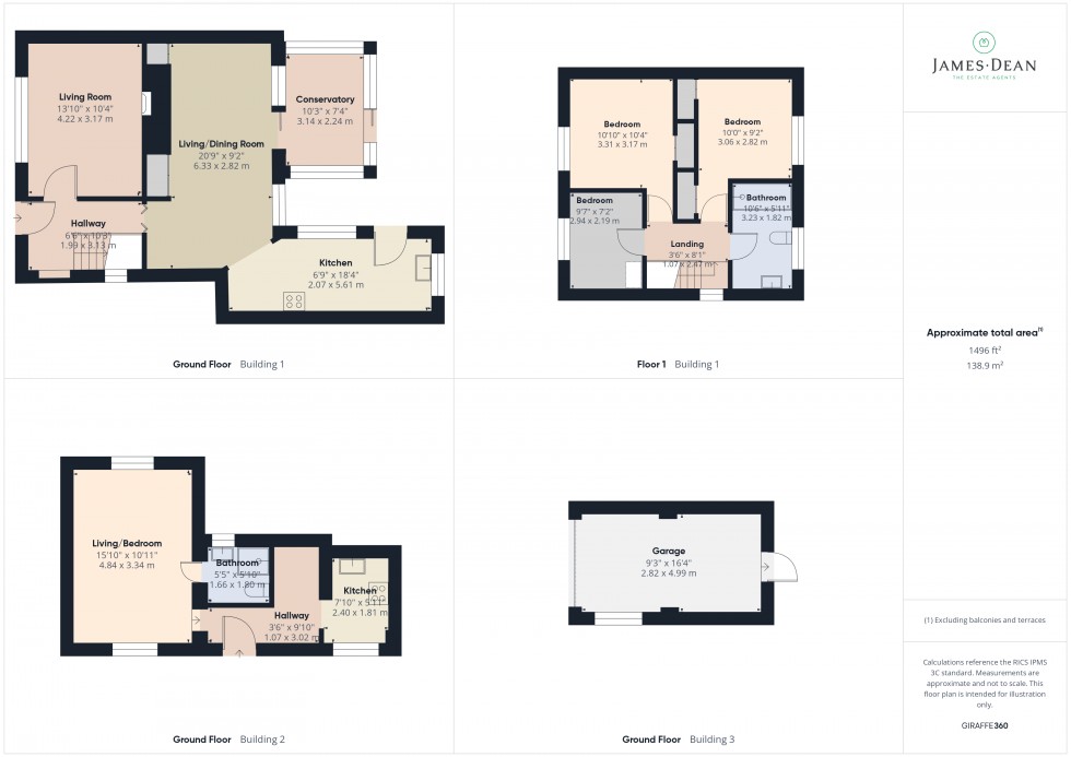 Floorplan for Springfield Road, Ross-on-Wye, Herefordshire