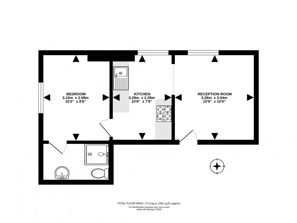 Floorplan for Temple Street, Llandrindod Wells, Powys