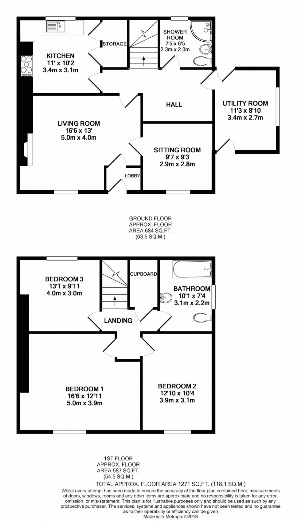 Floorplan for Cantref, Brecon, Powys