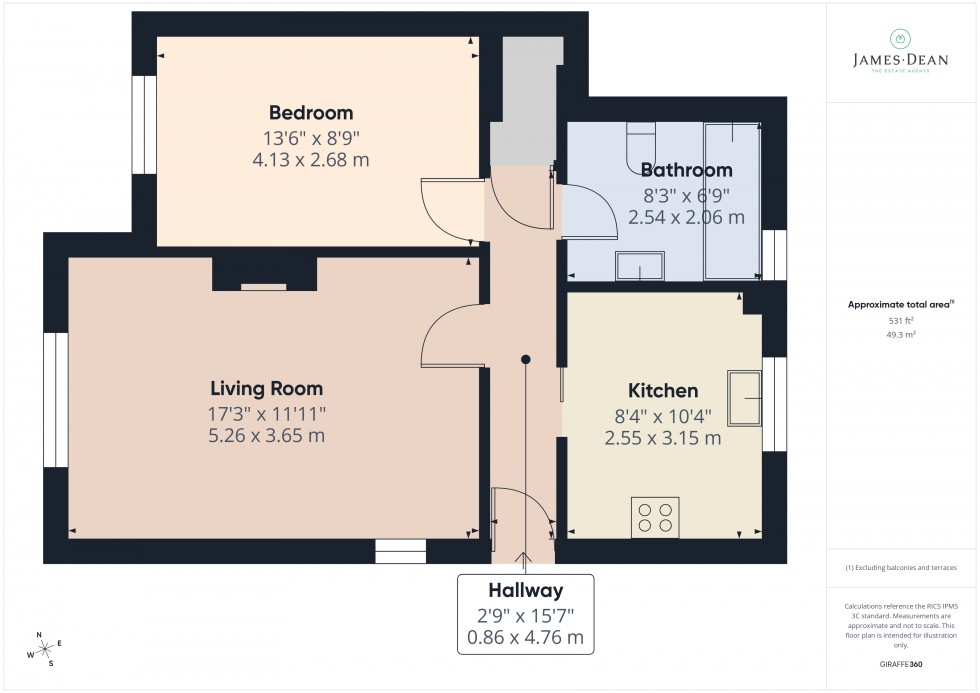 Floorplan for Nursery Road, Ross-on-Wye, Herefordshire