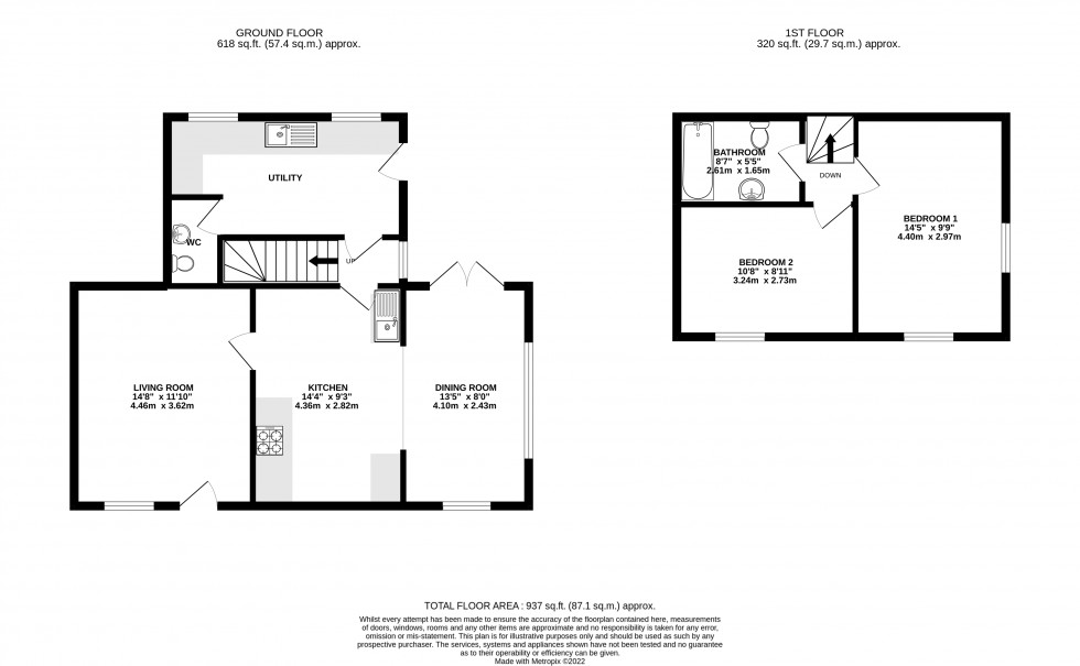 Floorplan for Llanddew, Brecon, Powys