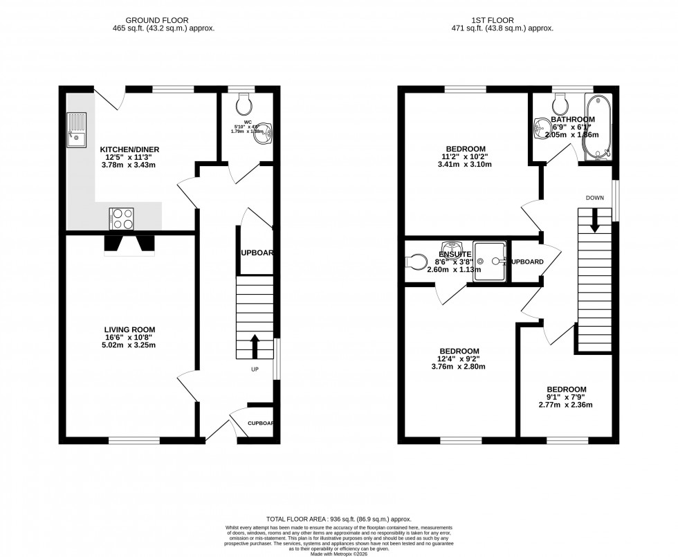 Floorplan for Hoggan Park, Brecon, Powys