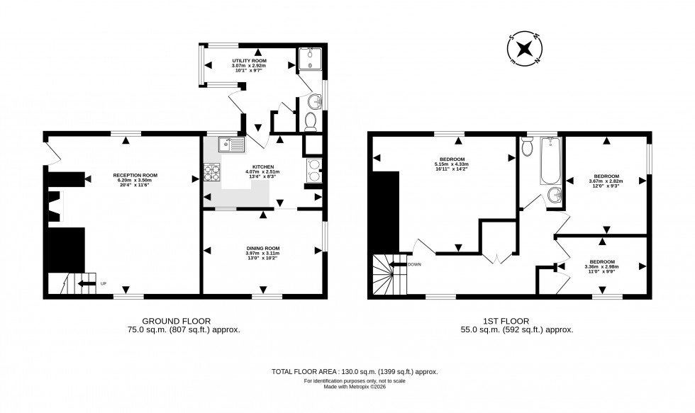 Floorplan for Llanyre, Llandrindod Wells, Powys