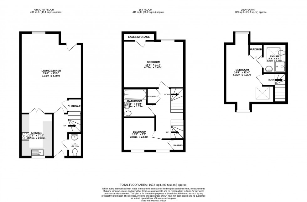 Floorplan for Honddu Court, Brecon, Powys