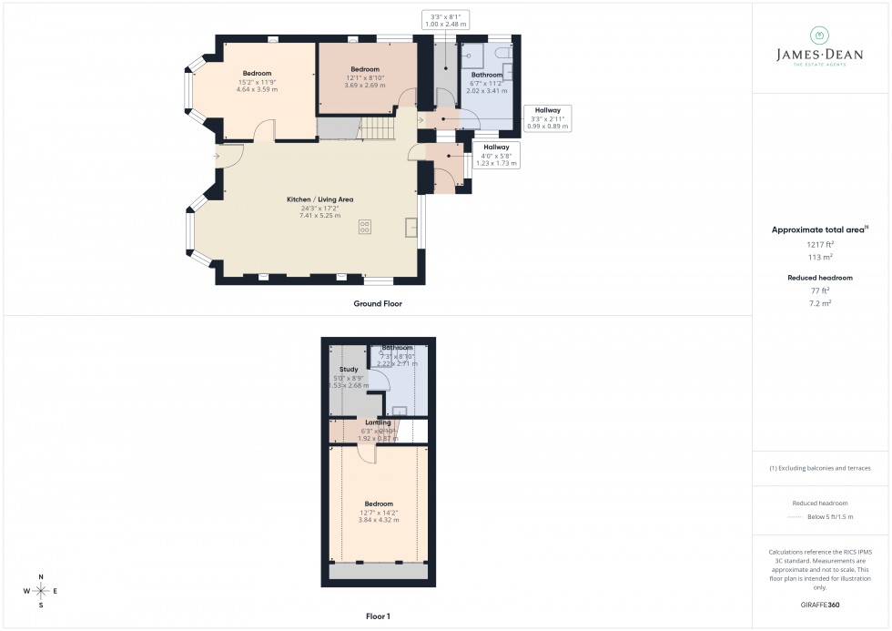 Floorplan for Joys Green Road, Lydbrook, Gloucestershire