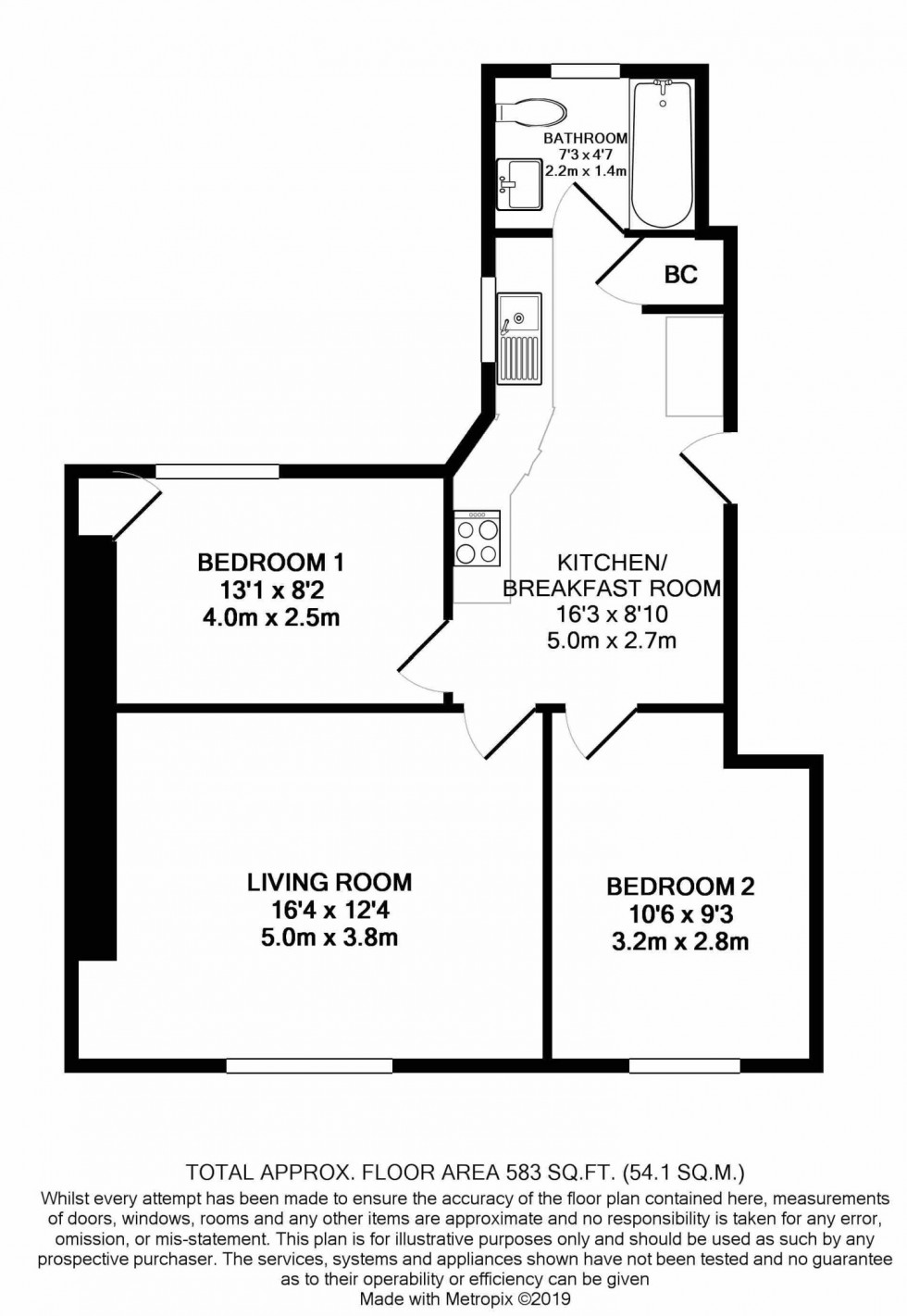 Floorplan for Frogmore Street, Abergavenny, Monmouthshire