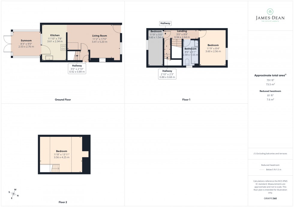 Floorplan for Wyesham, Monmouth