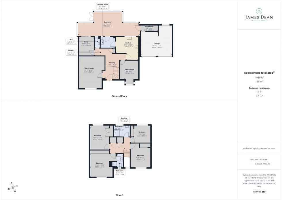 Floorplan for Peterstow, Ross-on-Wye, Herefordshire