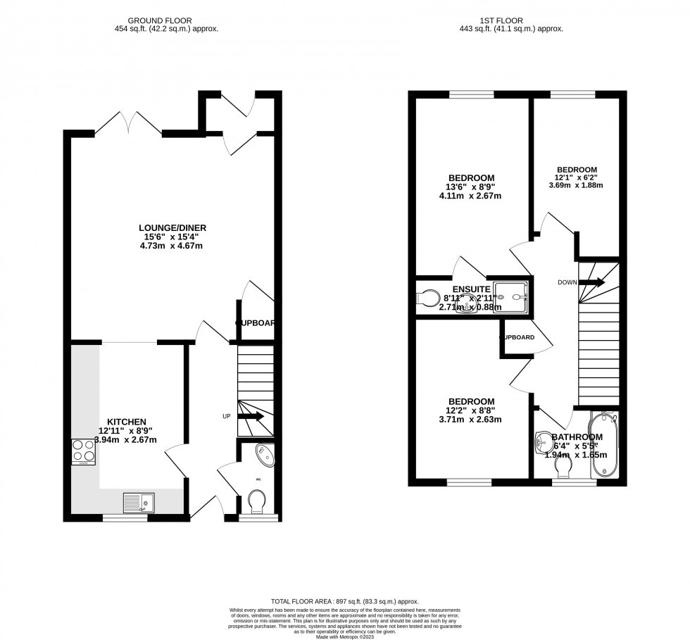 Floorplan for BRECON, POWYS