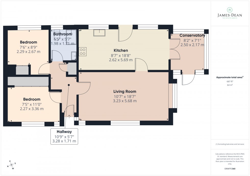 Floorplan for Tudorville, Ross-on-Wye, Herefordshire