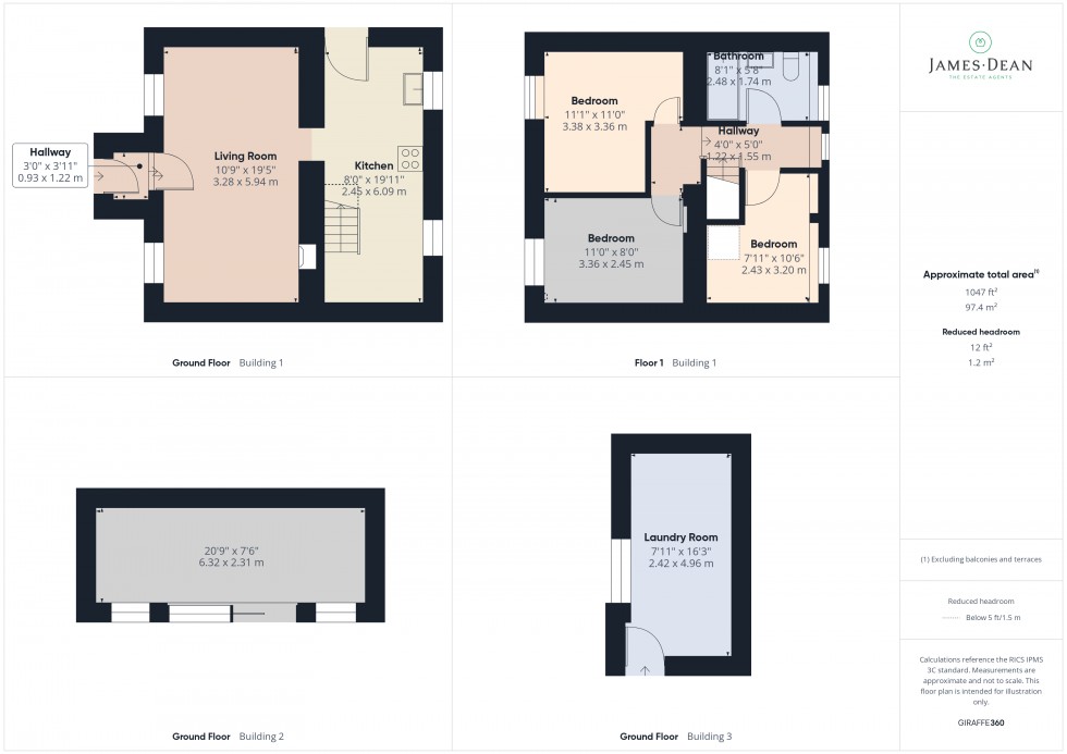 Floorplan for Ruardean Hill, Drybrook, Gloucestershire