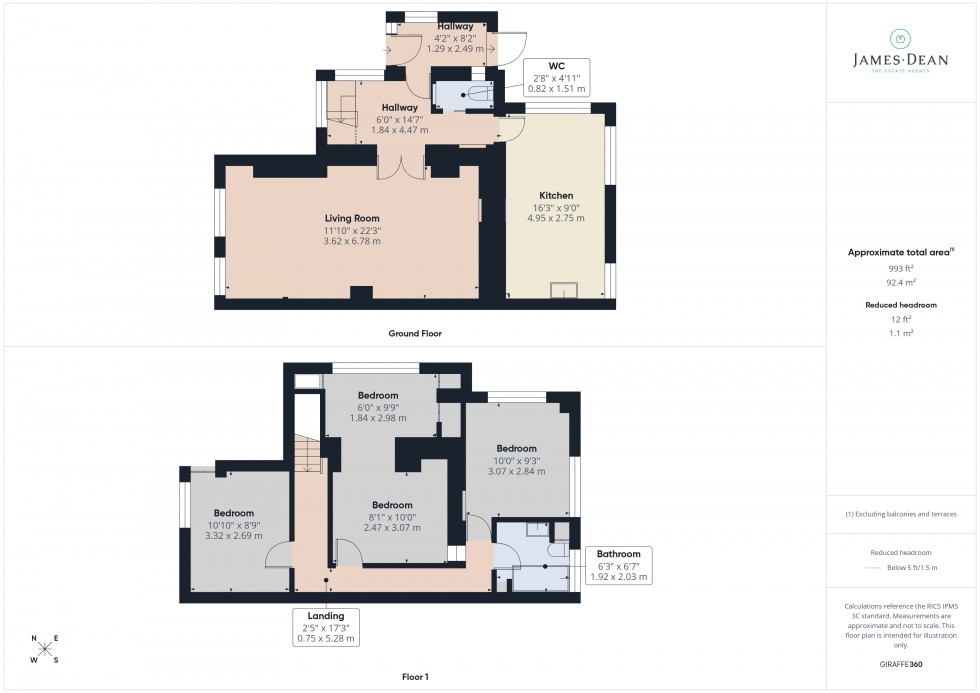 Floorplan for Ruspidge Road, Cinderford, Gloucestershire