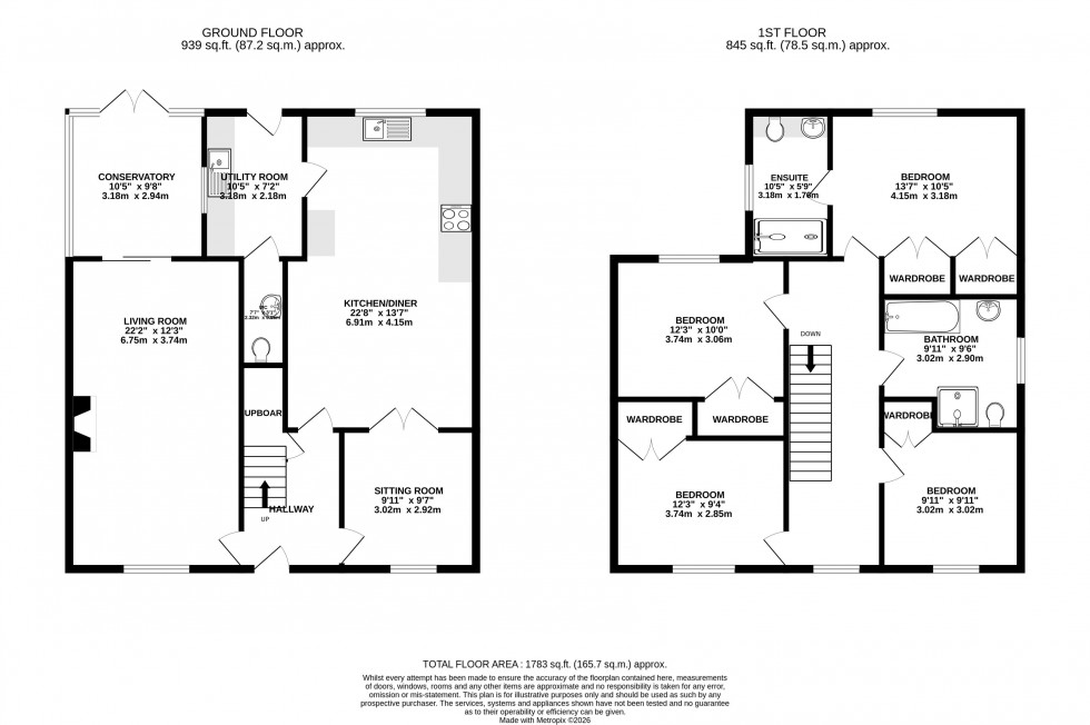Floorplan for Velindre, Brecon, Powys