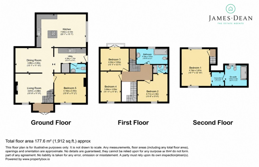 Floorplan for Phocle Green, Ross-on-Wye, Herefordshire