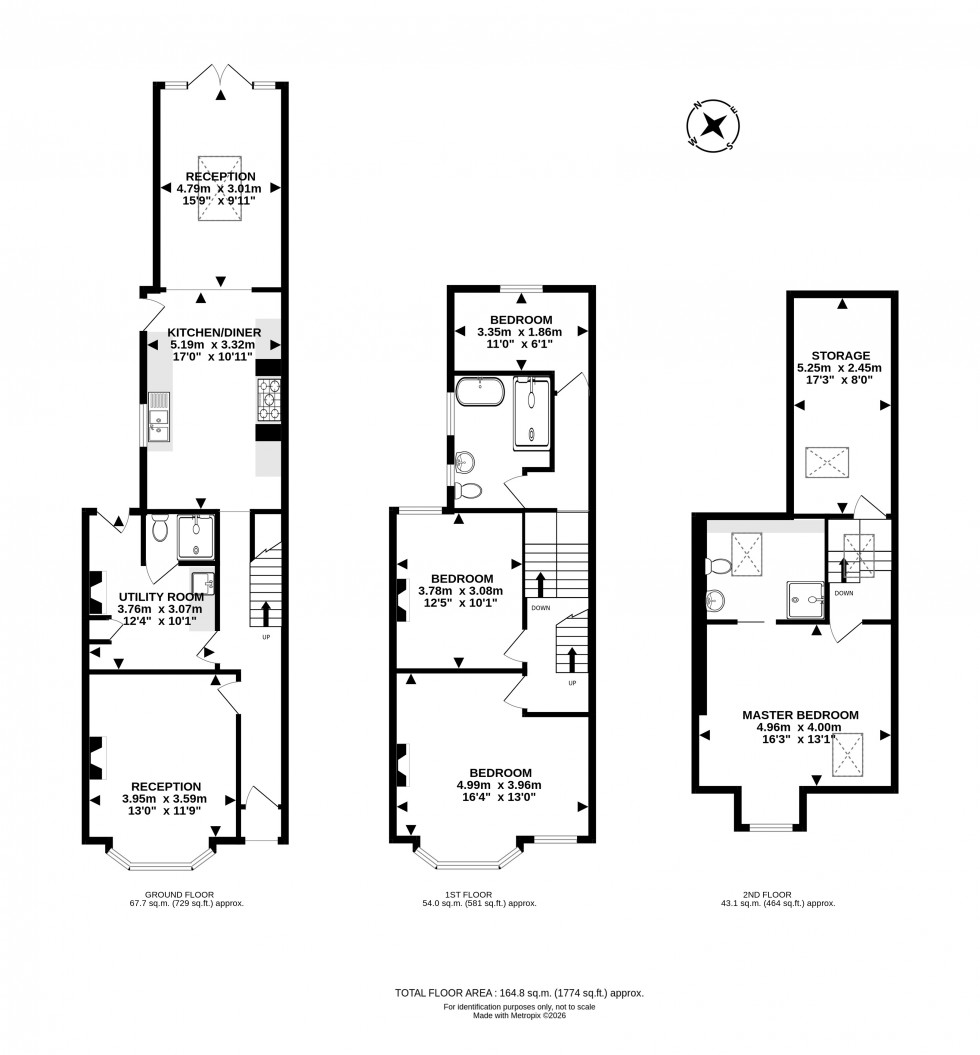 Floorplan for Dyffryn Road, Llandrindod Wells, Powys