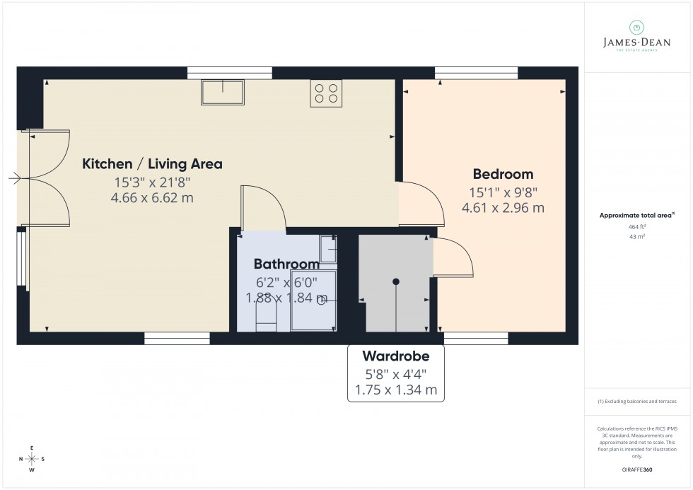Floorplan for Phocle Green, Ross-on-Wye, Herefordshire