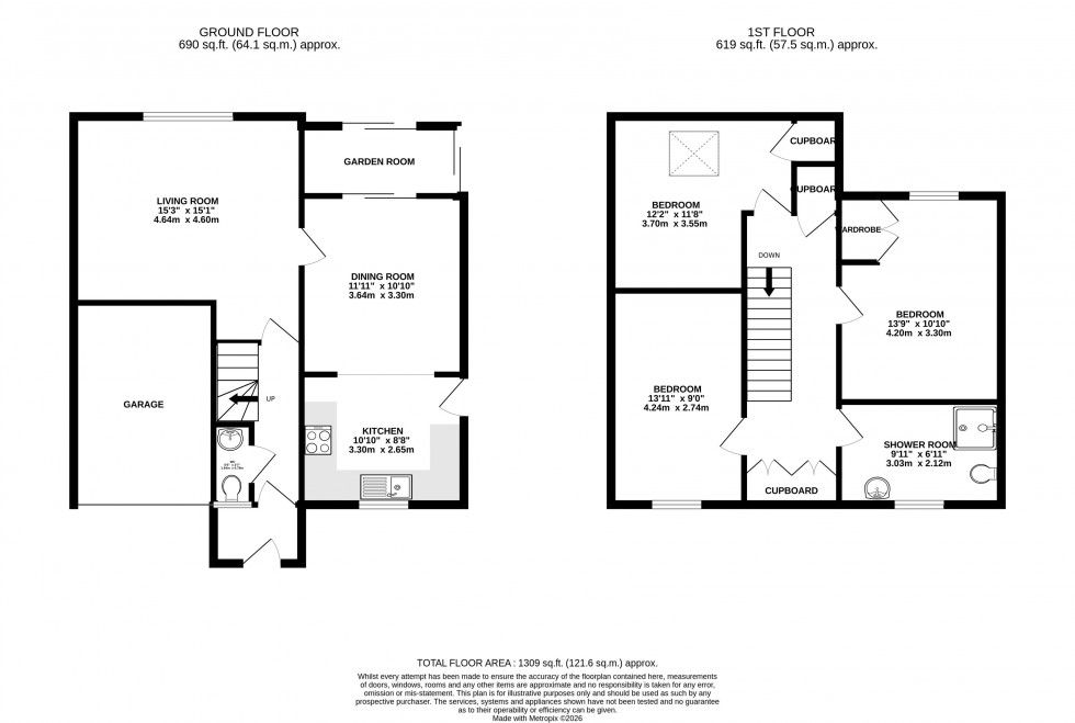 Floorplan for Bwlch, Brecon, Powys