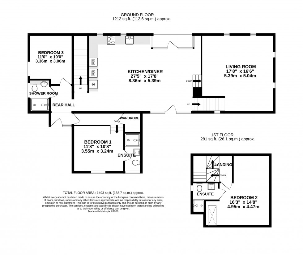 Floorplan for Llantilio Pertholey, Abergavenny