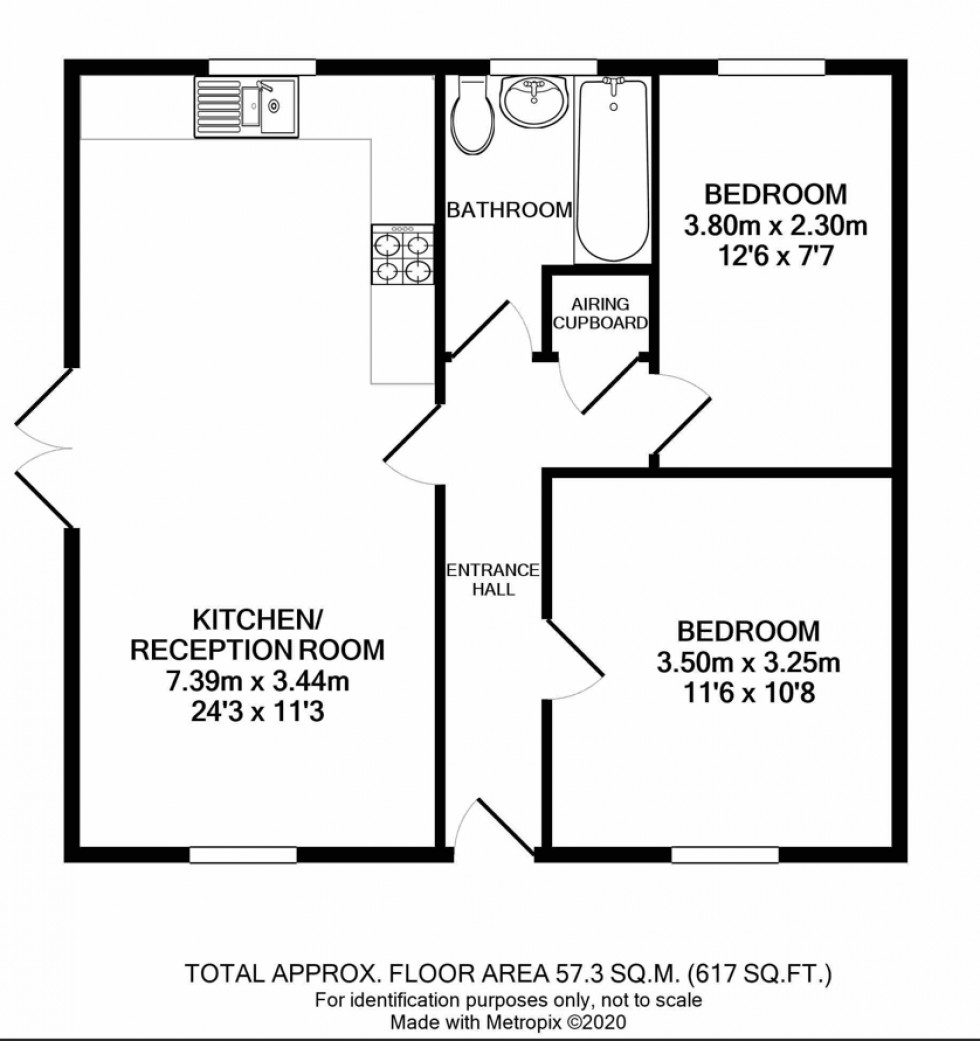 Floorplan for Castle Street, Builth Wells, Powys