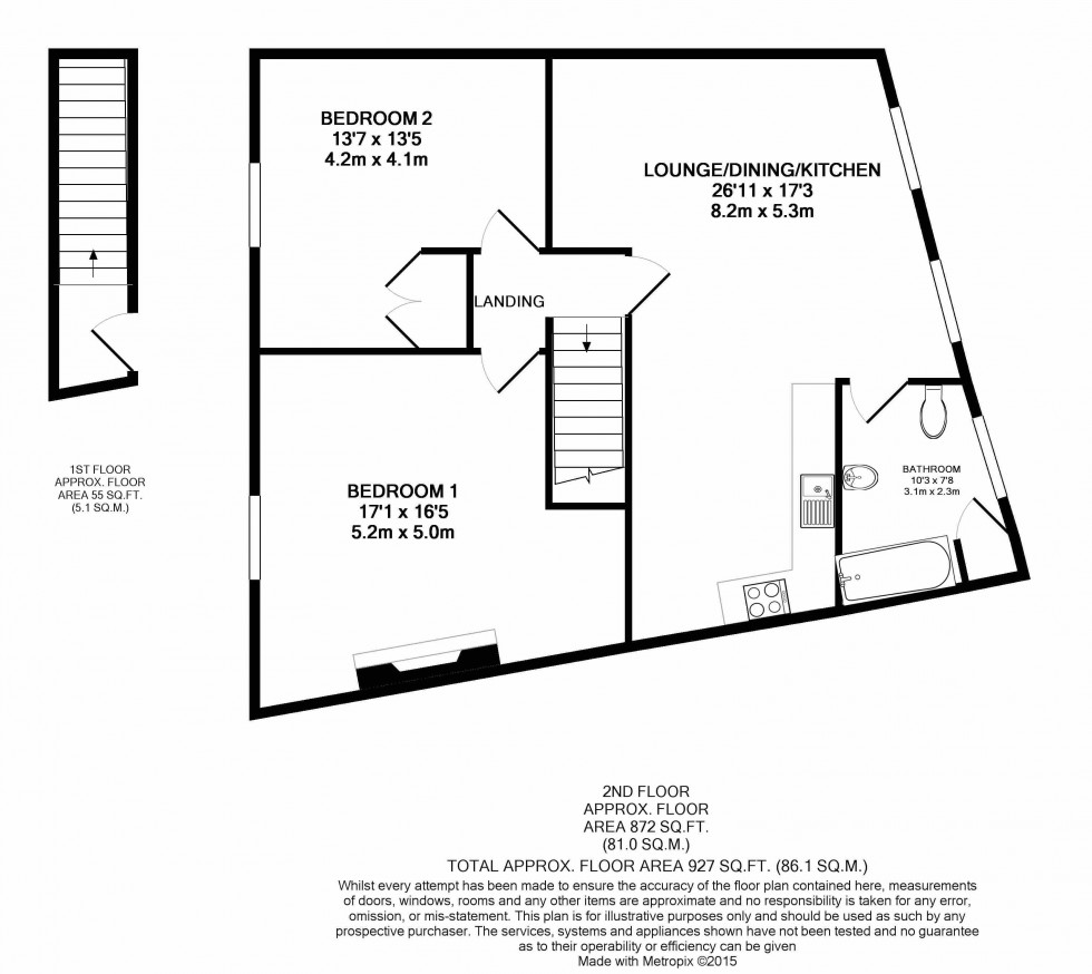 Floorplan for Lion Street, Brecon, Powys