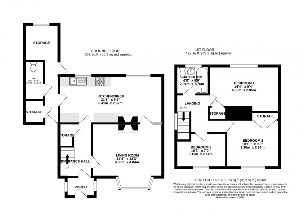 Floorplan for Llwynu Lane, Abergavenny, Monmouthshire