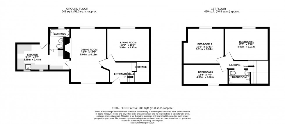 Floorplan for Llanover, Abergavenny, Monmouthshire