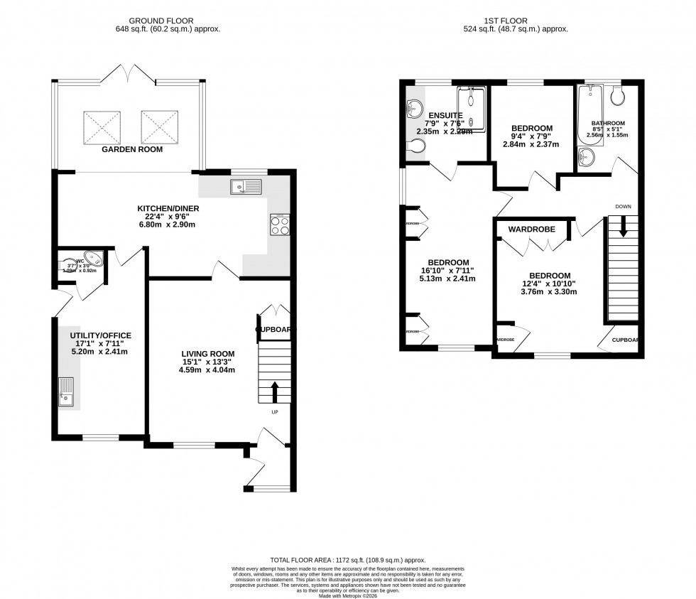 Floorplan for Blackfriars Court, Brecon, Powys