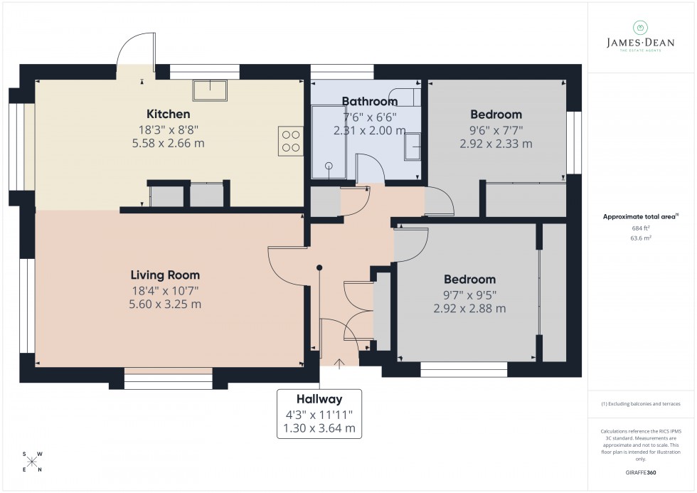 Floorplan for Peterstow, Ross-on-Wye, Herefordshire