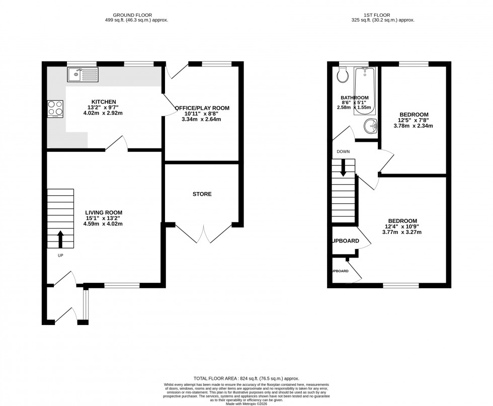 Floorplan for Blackfriars Court, Brecon, Powys