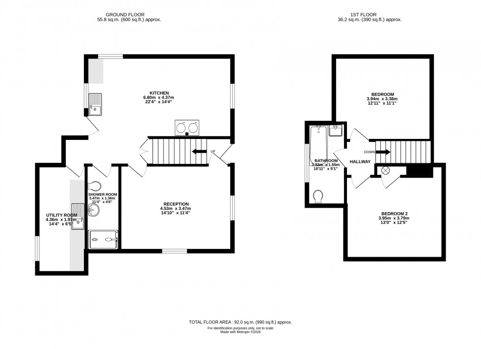 Floorplan for Eardisley, Hereford