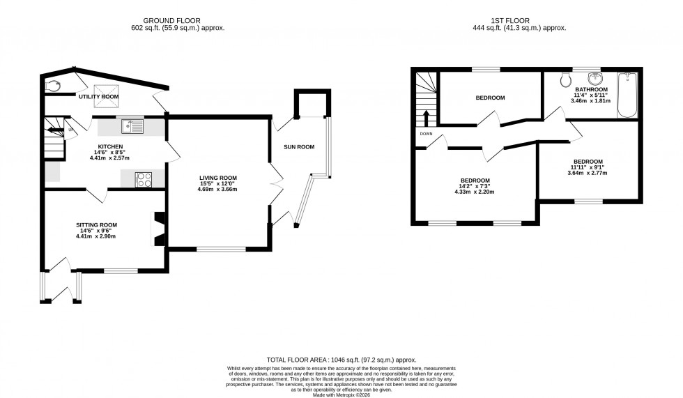 Floorplan for Talgarth, Brecon, Powys