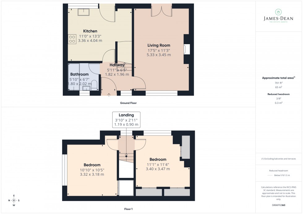 Floorplan for Lea, Ross-on-Wye, Herefordshire