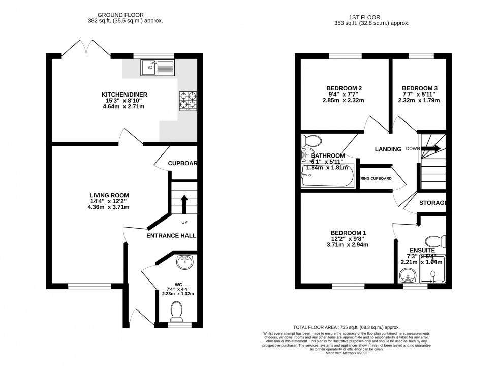 Floorplan for Llantilio Pertholey, Abergavenny, Monmouthshire