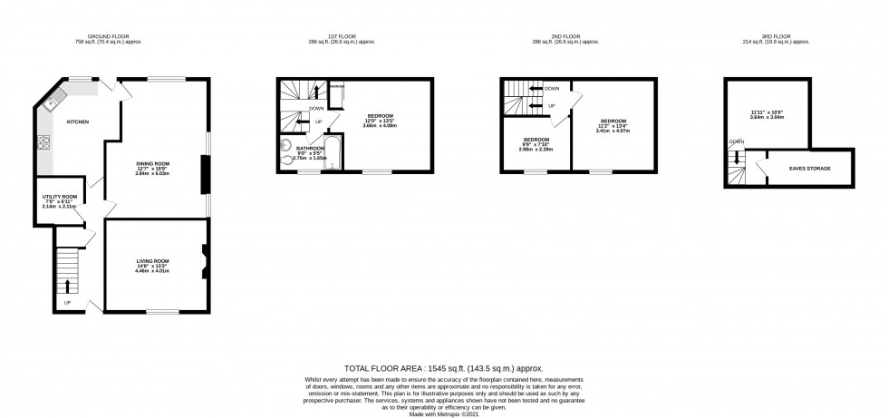 Floorplan for Lion Street, Brecon, Powys