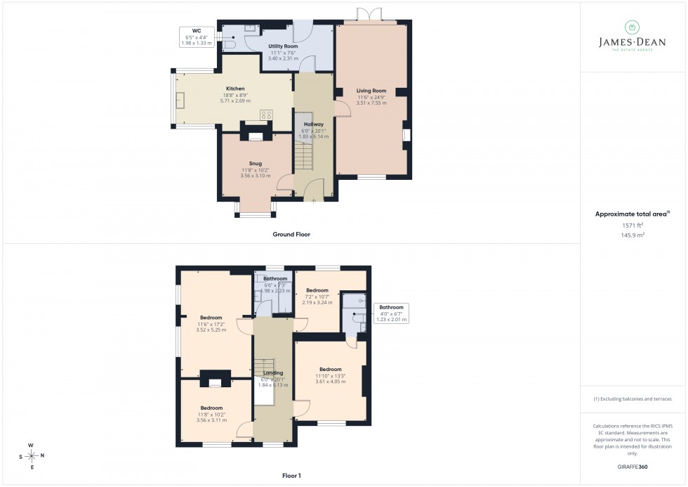 Floorplan for Ross Road, Longhope, Gloucestershire