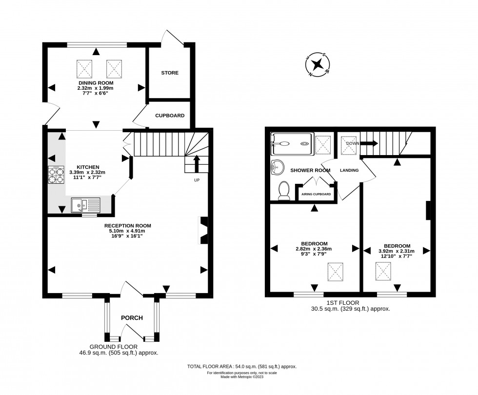 Floorplan for Cefn Gorwydd, Llangammarch Wells, Powys