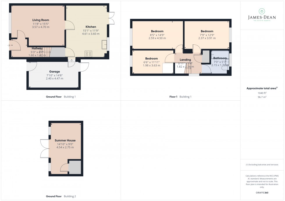 Floorplan for Lincoln Hill, Ross-on-Wye, Herefordshire