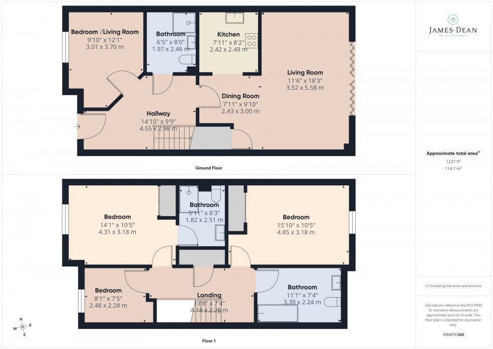 Floorplan for Walford Road, Ross-on-Wye, Herefordshire