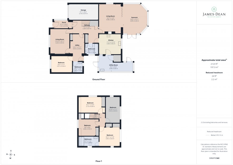 Floorplan for Woodland View, Ross-on-Wye, Herefordshire