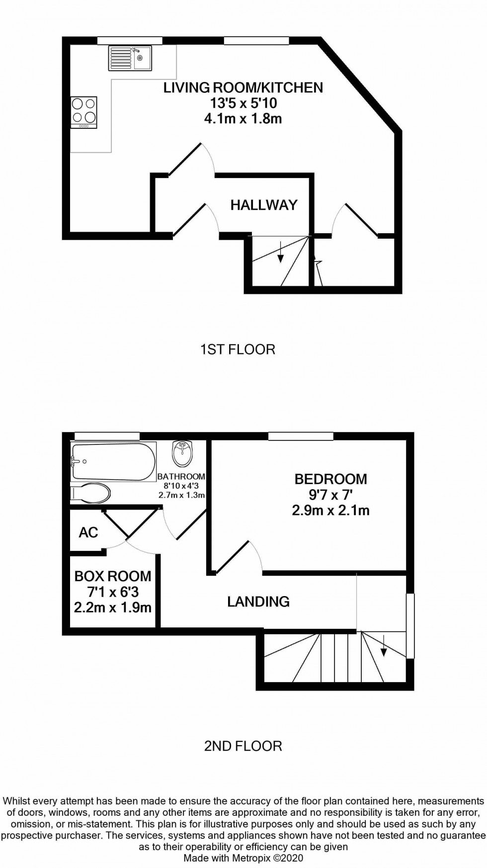 Floorplan for Ship Street, Brecon, Powys