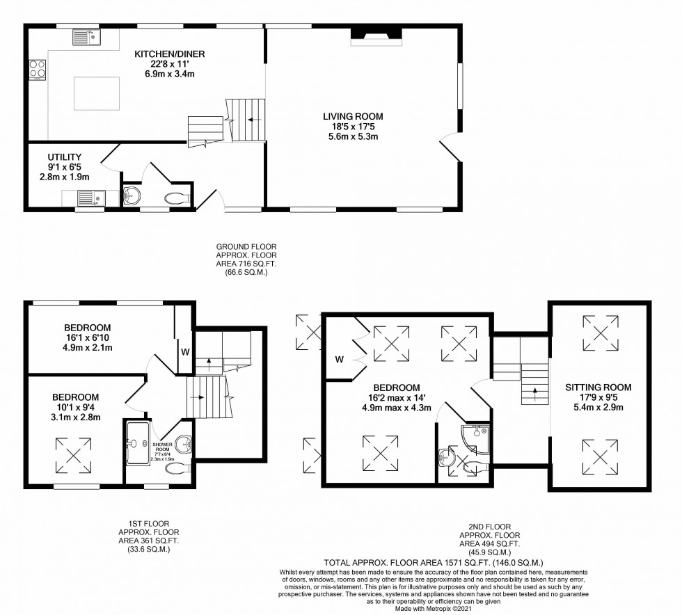 Floorplan for Talybont-on-Usk, Brecon, Powys