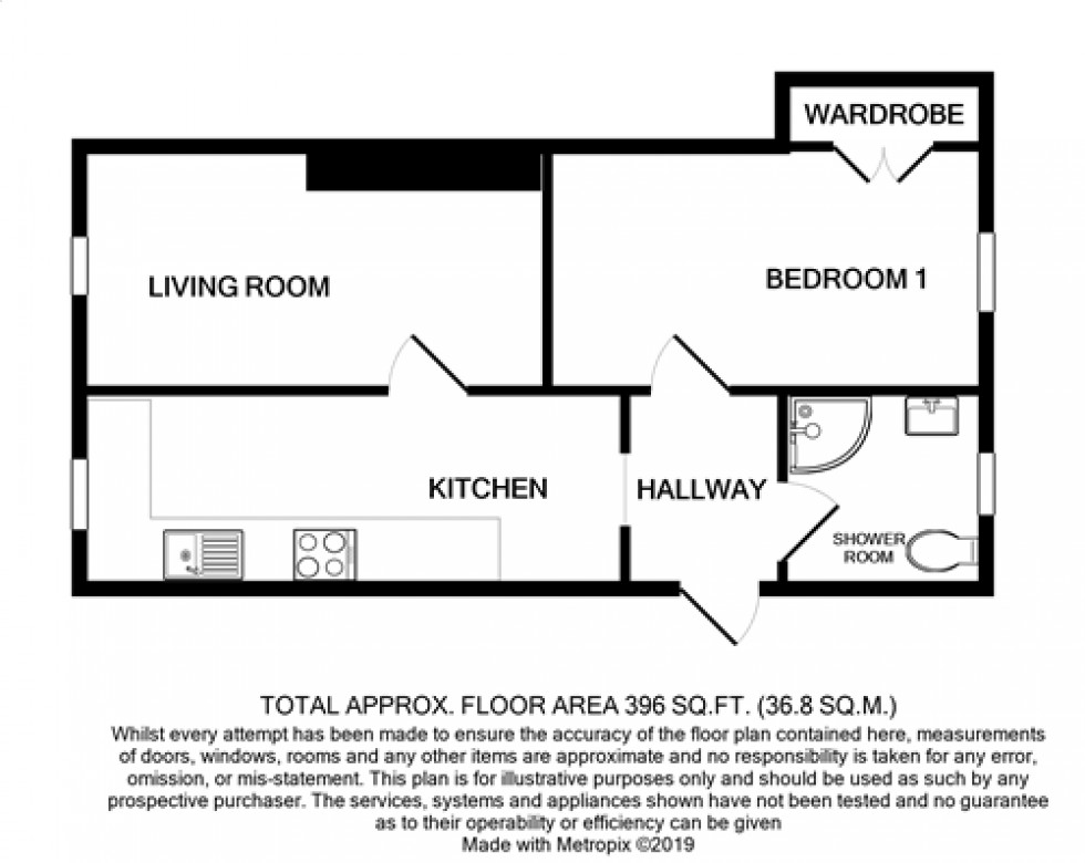 Floorplan for Castle Street, Brecon, Powys