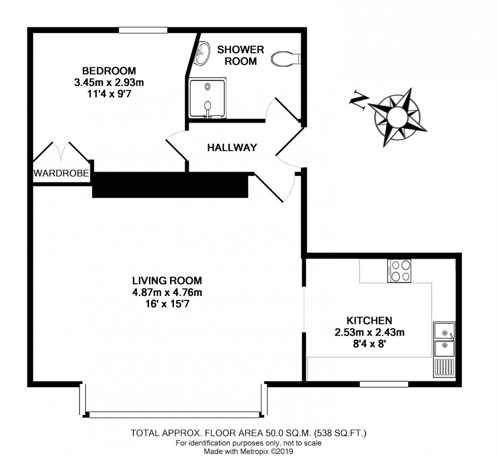 Floorplan for Hay Road, Builth Wells, Powys
