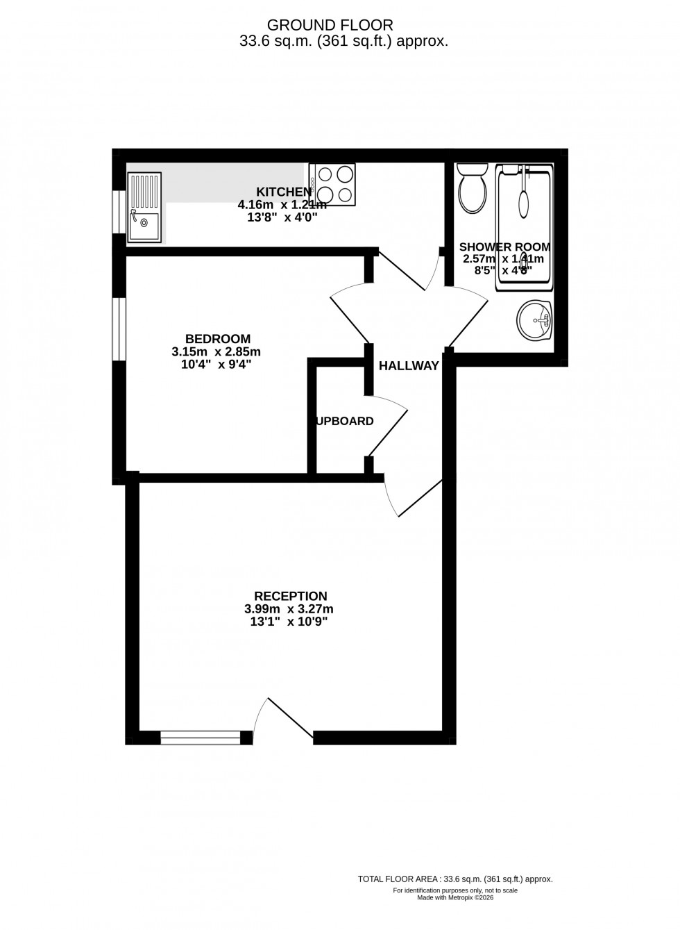 Floorplan for Temple Street, Llandrindod Wells, Powys
